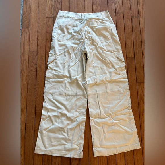 American Eagle Dreamy Drape Super High-Rise Baggy Wide Leg Pants - Picture 3 of 5